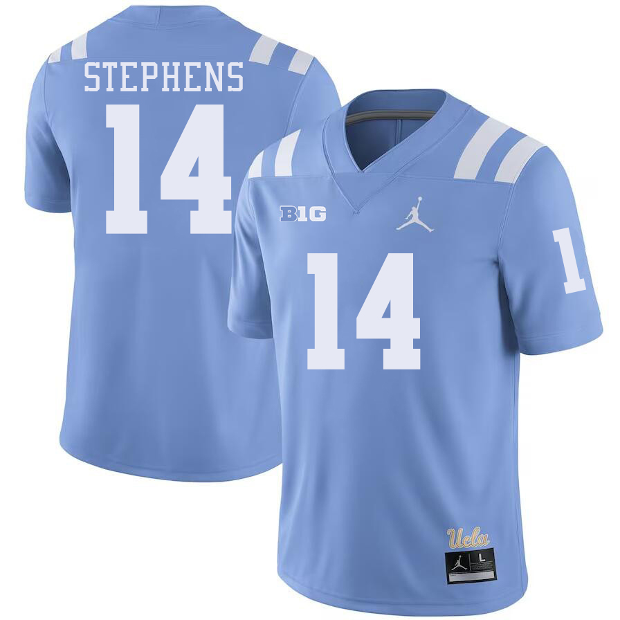 UCLA Bruins #14 Clint Stephens Big 10 Conference College Football Jerseys Stitched Sale-Power Blue